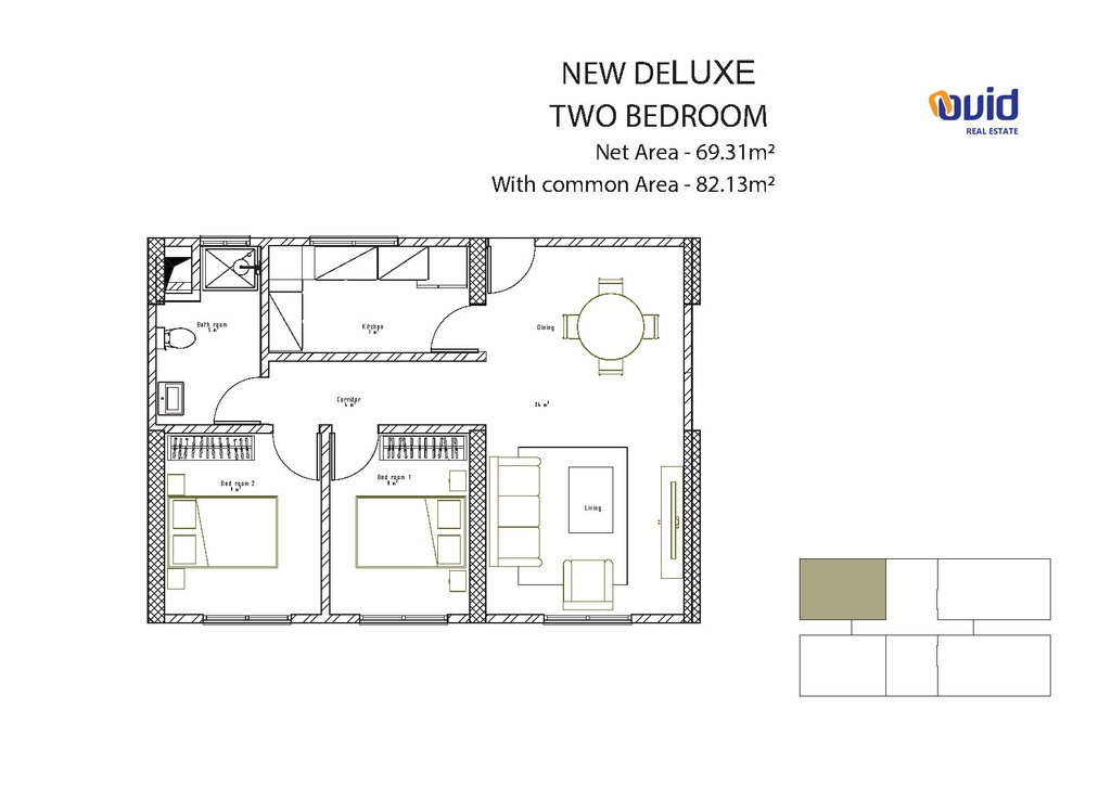 2 Bedroom 82.13 Sqm
